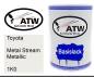 Preview: Toyota, Metal Stream Metallic, 1K0: 500ml Lackdose, von ATW Autoteile West.